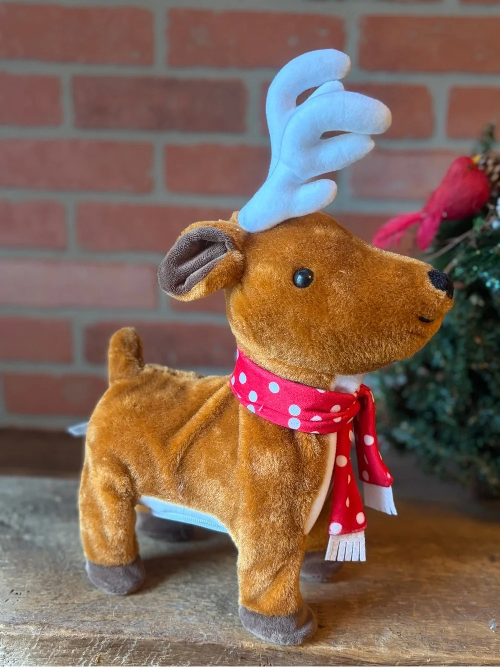 Target Animated Musical Reindeer Plush Light Up Christmas Deer 12”